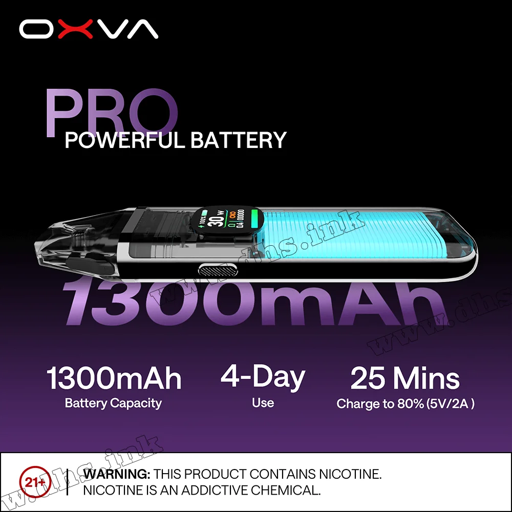 Многоразовая электронная сигарета - OXVA Xlim Pro 2 Pod Kit 1300 мАч (Rose Pink)